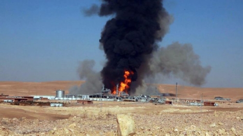  Chiến sự Syria: Nh&agrave; m&aacute;y kh&iacute; đốt bị ph&aacute; hủy, h&agrave;ng triệu d&acirc;n Syria sống trong gi&aacute; r&eacute;t
