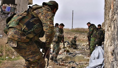  Chiến sự Syria: Qu&acirc;n đội Syria đang thắt chặt v&ograve;ng v&acirc;y phiến qu&acirc;n ở Wadi al-Bardi