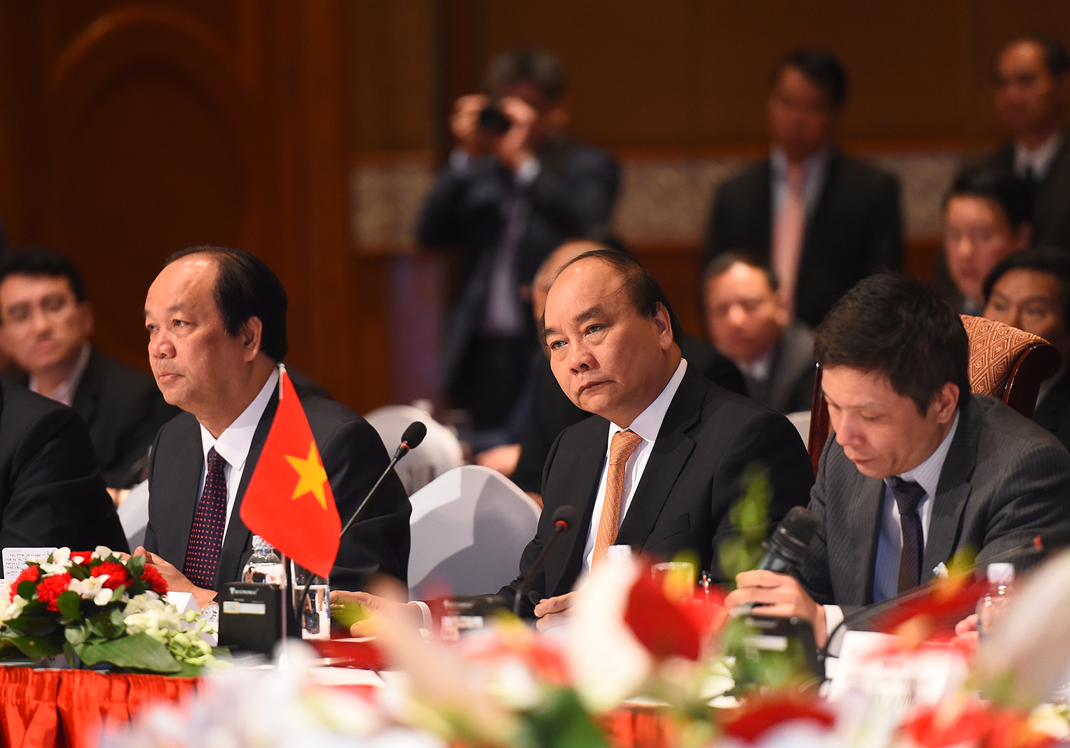  Thủ tướng Nguyễn Xu&acirc;n Ph&uacute;c nhấn mạnh: &ldquo;Việt Nam mong Nhật Bản sẽ l&agrave; nh&agrave; đầu tư lớn nhất v&agrave;o Việt Nam''. Ảnh: VGP