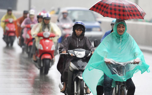  Kh&ocirc;ng kh&iacute; lạnh tăng cường g&acirc;y mưa r&eacute;t ở khu vực Bắc Bộ. Ảnh minh họa