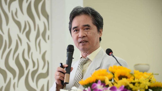  PGS.TS Phạm Xu&acirc;n Mai đề xuất cấm xe m&aacute;y ở TP. Hồ Ch&iacute; Minh. Ảnh: Tuổi trẻ