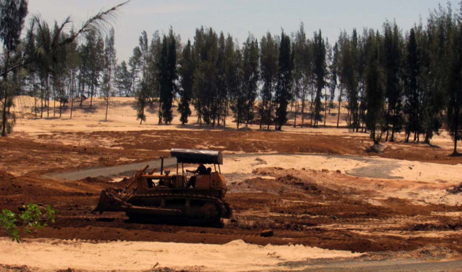 UBND tỉnh Ph&uacute; Y&ecirc;n l&ecirc;n tiếng về việc ph&aacute; rừng ph&ograve;ng hộ l&agrave;m s&acirc;n golf thi Hoa hậu. Ảnh: Thanh ni&ecirc;n