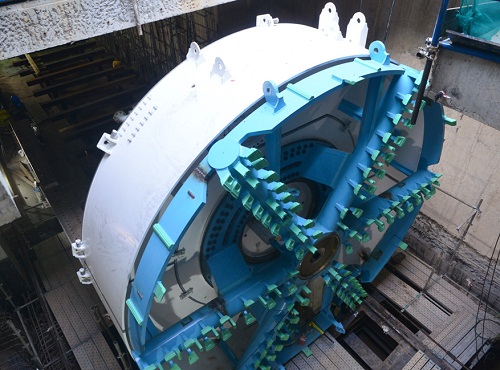 Cận cảnh Robot TBM - 'qu&aacute;i vật' sắp xuy&ecirc;n l&ograve;ng đất khoan hầm metro ở TP. HCM
