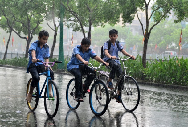  Mưa lớn ở Bắc Bộ k&eacute;o d&agrave;i hết ng&agrave;y 21/6. Ảnh minh họa