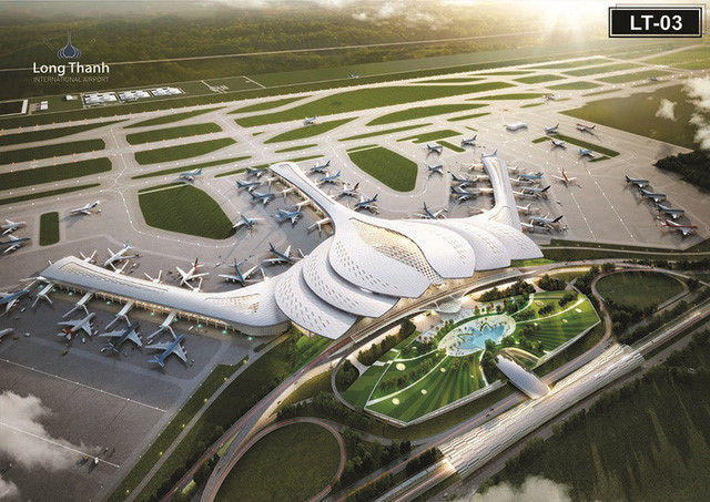 Phương &aacute;n x&acirc;y dựng s&acirc;n bay Long Th&agrave;nh. Ảnh: Tiến Tuấn/Tri thức trực tuyến