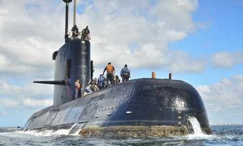 T&agrave;u ngầm ARA San Juan. Ảnh: AFP 