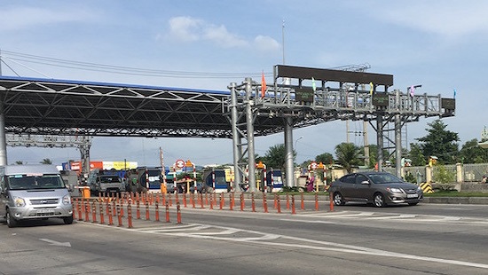  Trạm thu ph&iacute; BOT Cần Thơ - Phụng Hiệp. Ảnh: C&ocirc;ng l&yacute;