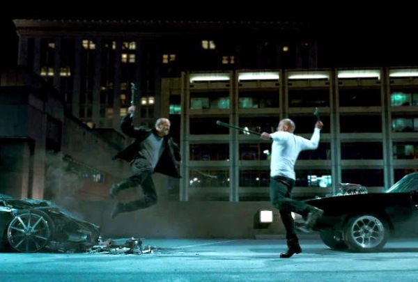 Một cảnh quay trong Fast and Furious 7 