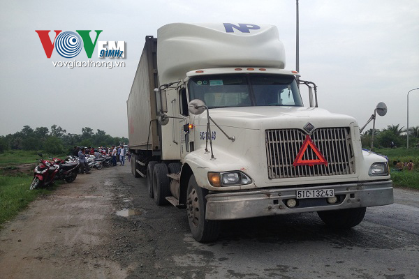 Xe container gây tai nạn giao thông chết người