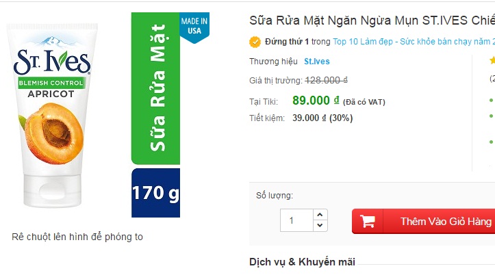Tẩy da chết St.Ives bị tố g&acirc;y hư tổn da 