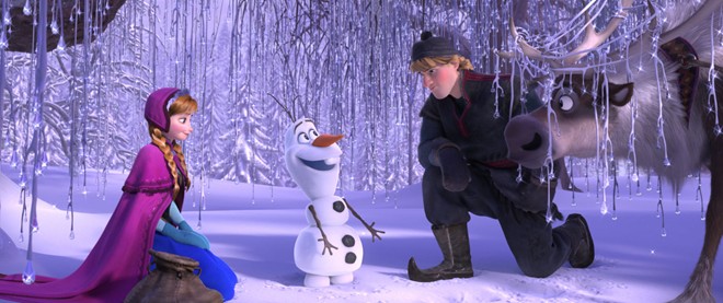 Elsa, Kristoff và người tuyết Olaf trong bom tấn “Frozen”. Elsa, Kristoff và người tuyết Olaf trong bom tấn “Frozen”.