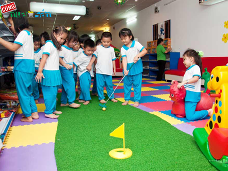 Gia đ&igrave;nh si&ecirc;u nh&acirc;n l&agrave; khu vui chơi giải tr&iacute; hiện đại tại trung t&acirc;m S&agrave;i G&ograve;n