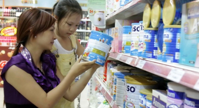 Sữa bột cho trẻ em dưới 6 tuổi