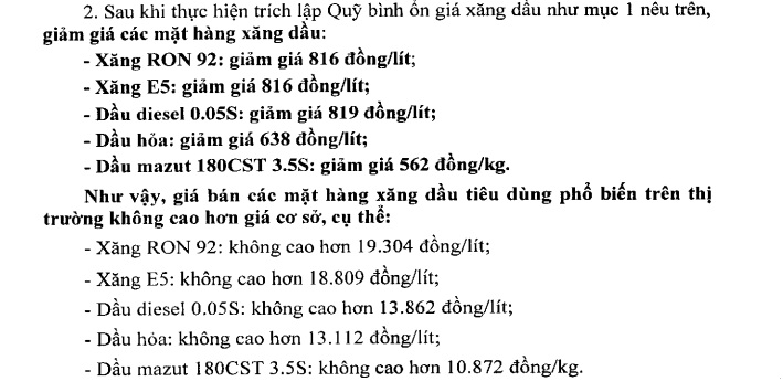 Gi&aacute; xăng dầu giảm mạnh từ ng&agrave;y 8/4/2015