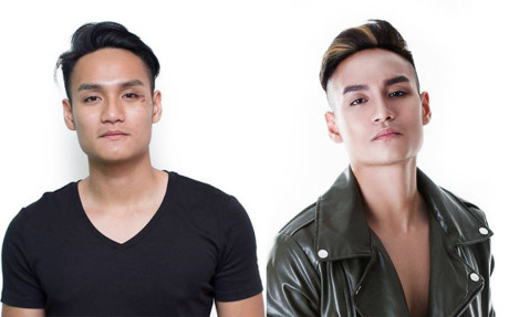 Nguyễn Duy Minh thêm sành điệu nhờ những lọn tóc highlight đan xen khá ''chất chơi''.