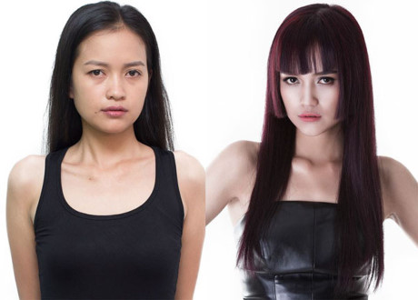 Nguyễn Thị Ngọc Châu gây bất ngờ với diện mạo mới sau khi thay đổi. Kiểu tóc mái bằng với lớp layer ngang cằm giúp cô nàng trở nên đầy hiện đại, ra dáng một người mẫu chuyên nghiệp.