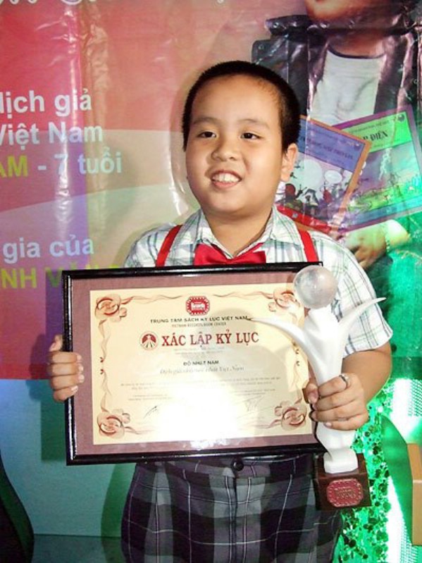 thần đồng đỗ nhật nam, đỗ nhật nam, thần đồng việt, th&agrave;nh t&iacute;ch đỗ nhật nam, kỉ lục