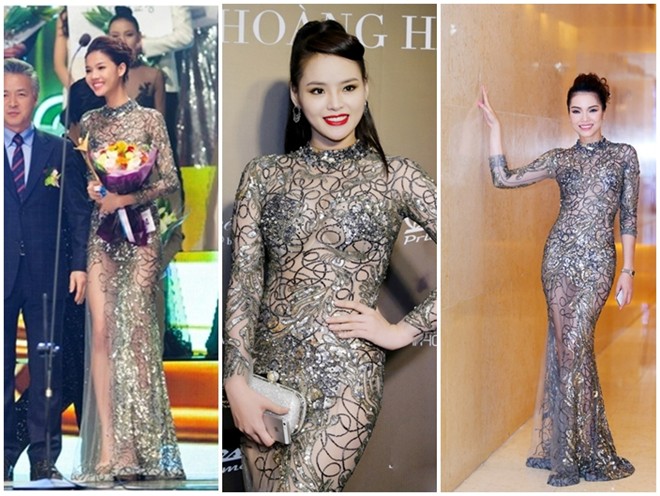 Khi tham dự show thời trang của NTK Hoàng Hải, Lại Hương Thảo thu hút sự quan tâm của khách mời khi diện mẫu váy xuyên thấu gợi cảm. Thế nhưng thiết kế quen mắt này đã được Kỳ Hân, Quách An An và Minh Triệu mặc trước đó không lâu.