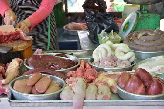 phụ phẩm động vật, phụ gia, gia s&uacute;c, gia cẩm, nội tạng, đặc sản