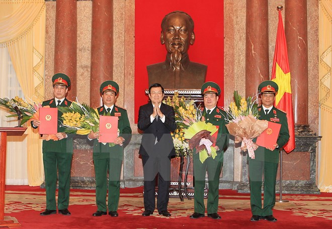 thăng qu&acirc;n h&agrave;m, cấp tướng, h&agrave;m tướng, sỹ quan cao cấp, tướng qu&acirc;n đội, Qu&acirc;n đội Nh&acirc;n d&acirc;n Việt Nam