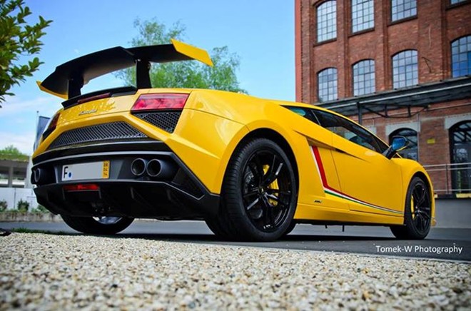 Lamborghini Gallardo LP570-4 Squadra Corse đầu tiên ở Frankfurt, Đức.