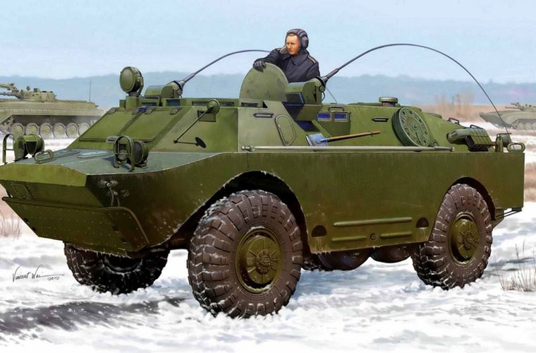 Xe thiết giáp trinh sát BRDM.