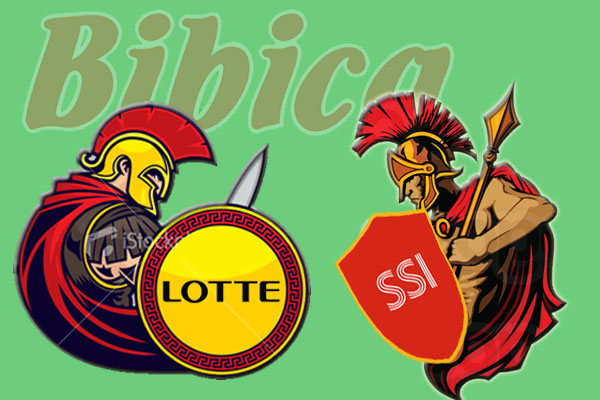 Bibica, Đường Mặt trời, Lotte, tranh gi&agrave;nh quyền lực