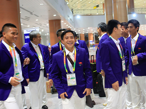 Đội tuyển U23 Việt Nam, b&oacute;ng đ&aacute; nam sea games 27, sea games 27, đo&agrave;n thể thao việt nam