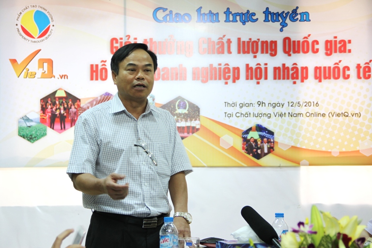 Tổng cục trưởng Tổng cục Ti&ecirc;u chuẩn Đo lường Chất lượng Trần Văn Vinh ph&aacute;t biểu khai mạc chương tr&igrave;nh