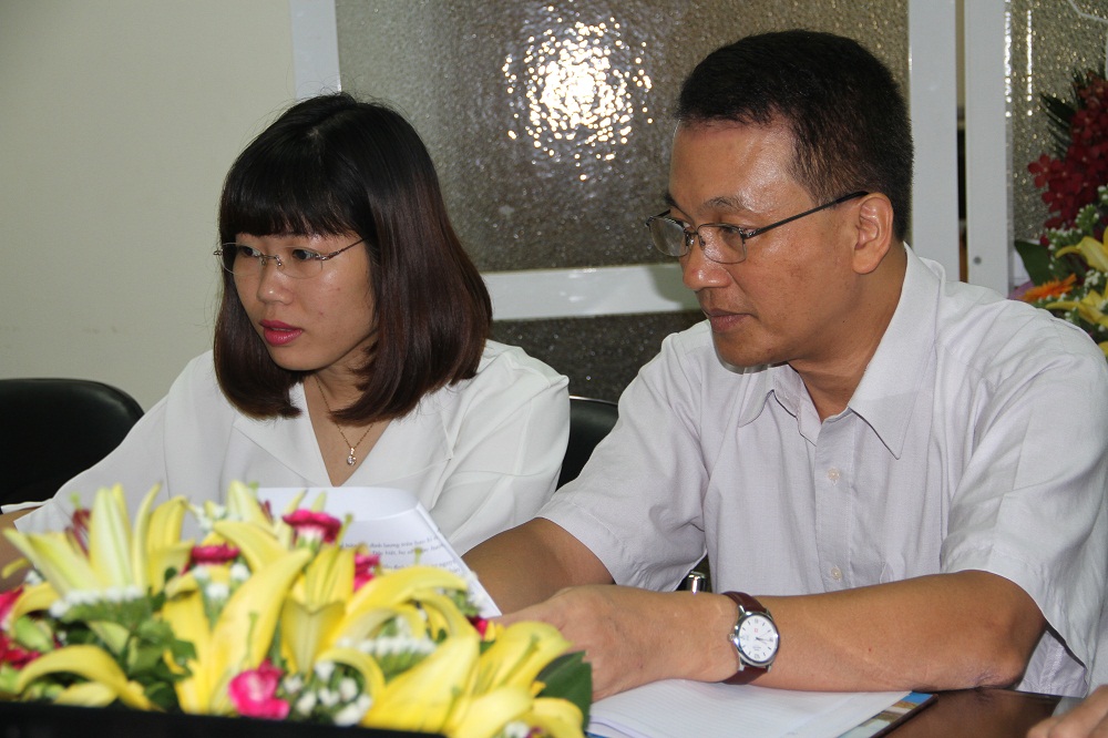 &Ocirc;ng Nguyễn H&ugrave;ng Điệp tại chương tr&igrave;nh giao lưu trực tuyến