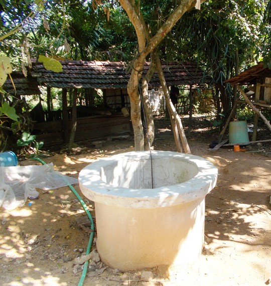Chiếc giếng khoan mới đ&agrave;o khiến 2 người tử vong