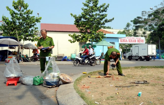 Hiện trường nơi xảy ra vụ việc
