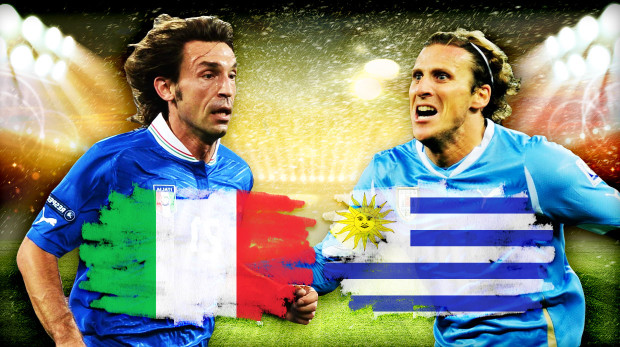 Dự đo&aacute;n kết quả tỉ số trận Italia - Uruguay