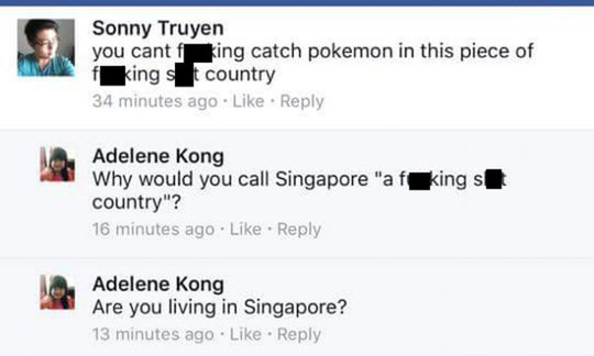 Những lời lẽ khiến Sonny Truyen bị mất việc. Ảnh: Stomp.com
