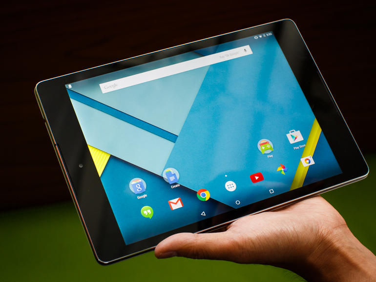 Giao diện nổi bật tr&ecirc;n m&aacute;y t&iacute;nh bảng gi&aacute; rẻ Google Nexus 9