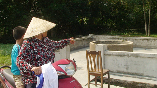 giếng l&agrave;ng nơi b&eacute; Chi tử vong