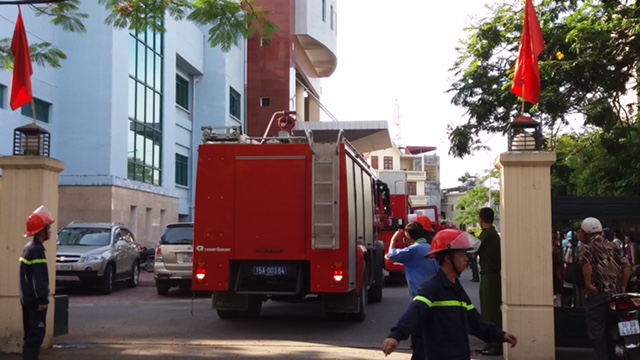 Ch&aacute;y tại Đ&agrave;i Ph&aacute;t thanh - Truyền h&igrave;nh Hải Ph&ograve;ng