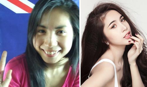 Nh&igrave;n lại h&agrave;nh tr&igrave;nh nhan sắc bất ổn định của Thủy Ti&ecirc;n