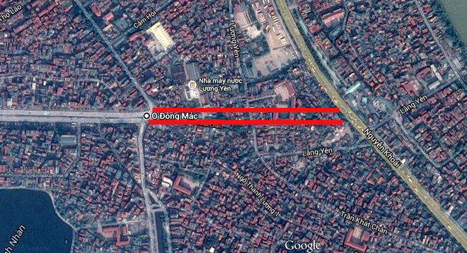 Dự án đường Vành đai 1 (đoạn Ô Đống Mác - Nguyễn Khoái) có chiều dài 570 m, rộng 50 m, được UBND thành phố Hà Nội phê duyệt vào cuối năm 2005 với tổng mức đầu tư là 383 tỷ đồng.  Đến tháng 9/2014, mức đầu tư của dự án được điều chỉnh tăng gấp gần 3 lần tương đương số tiền 1.139 tỷ đồng.