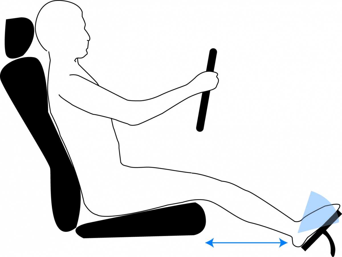 Điều chỉnh ghế ngồi trước khi l&aacute;i xe