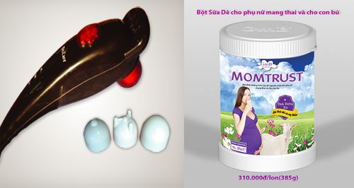 Sữa d&ecirc; Momtrust d&agrave;nh tặng m&aacute;y massage trị liệu, khi mua 2 lon sữa (310.000đ/lon)