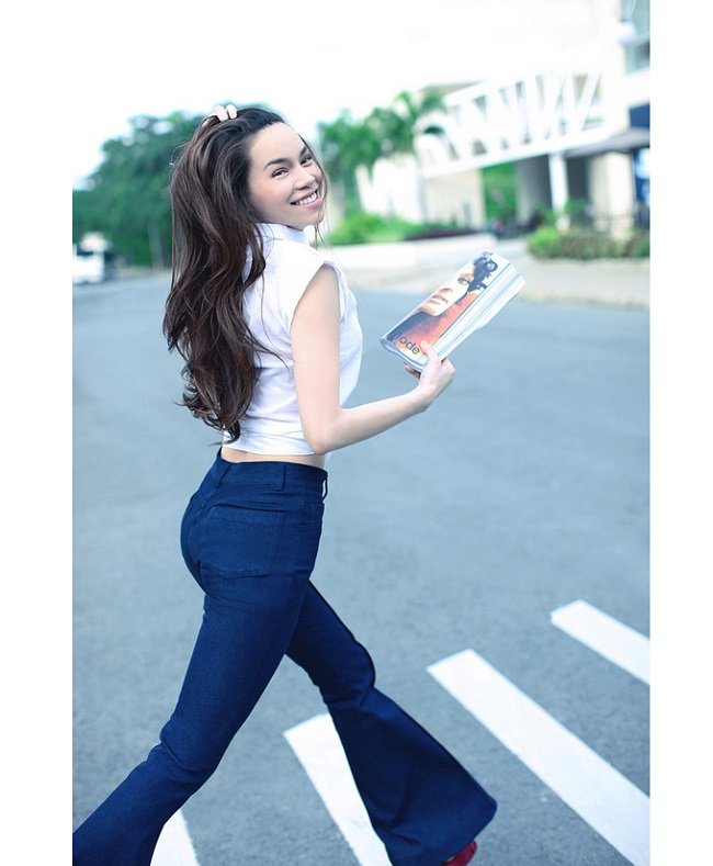 Nhờ gu mặc sành điệu, Hồ Ngọc Hà được ''chọn mặt gửi vàng'' vai trò giám khảo cuộc thi Siêu mẫu Việt Nam năm 2009.