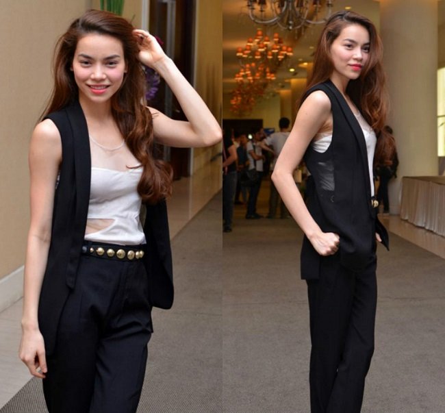 Đây là hình ảnh năm 2012 của nữ ca sĩ. Cô dù để mặt mộc vẫn rất tươi tắn. Cô nàng luôn biết cách phối đồ trang nhã tại các sự kiện.
