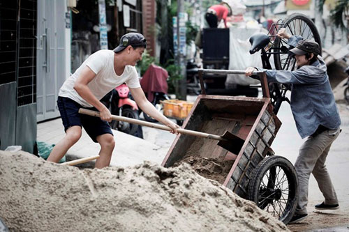 Hậu trường của vừa đi vừa kh&oacute;c 1