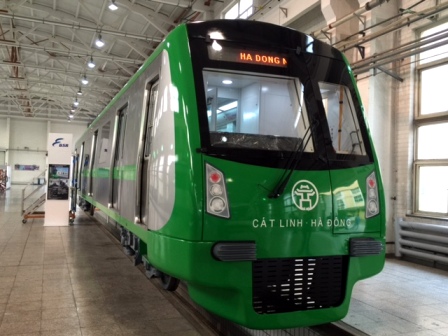 Mẫu t&agrave;u điện tr&ecirc;n cao C&aacute;t Linh-H&agrave; Đ&ocirc;ng sẽ được đưa về Việt Nam để trưng b&agrave;y v&agrave;o nửa cuối th&aacute;ng 10 tới đ&acirc;y