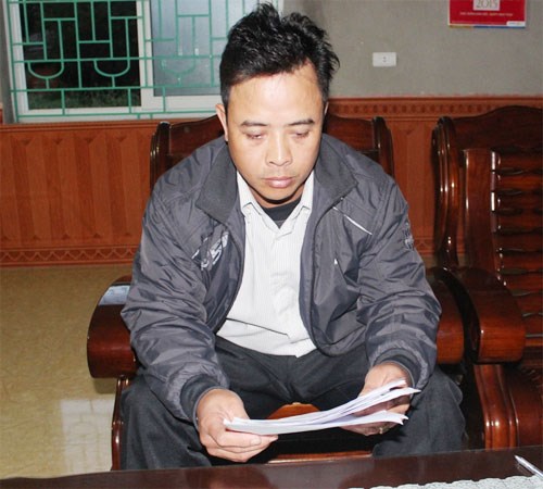 Anh Ho&agrave;ng Khắc Sửu cho biết anh chưa chấp nhận c&aacute;ch giải quyết của Sở Y tế Nghệ An khi chưa xem x&eacute;t việc bồi thường cho anh