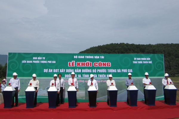 Cấp t&iacute;n dụng x&acirc;y dựng hầm đường bộ Phước Tượng - Ph&uacute; Gia