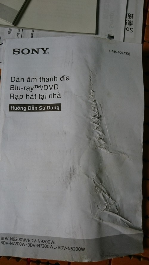 hướng dẫn sử dụng d&agrave;n &acirc;m thanh sony
