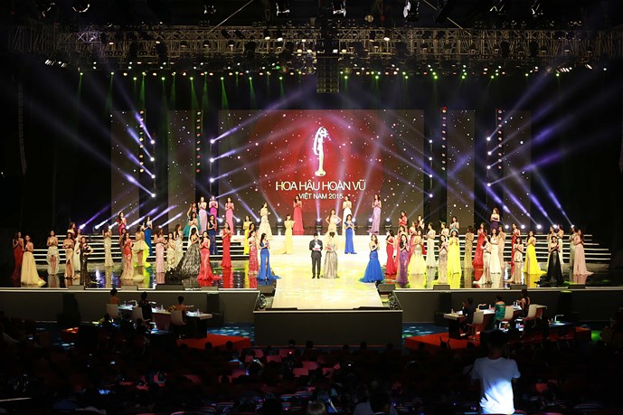 Đ&ecirc;m chung kết cuộc thi Hoa hậu Ho&agrave;n vũ Việt Nam 2015