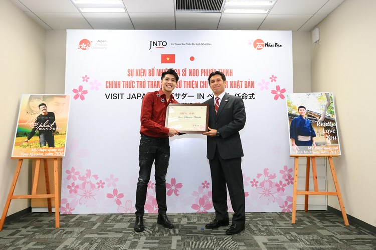 Loạt ảnh 'đốn tim' fans của Noo Phước Thịnh khi trở th&agrave;nh 'Đại sứ thiện ch&iacute; du lịch Nhật Bản'